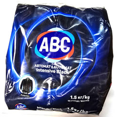 Стиральный порошок "ABC" автомат для черного белья 1,5 кг.(12)