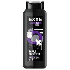 Гель для душа "EXXE MEN" 2 в 1 увлажняющий/заряд свежести 400 мл.(12)