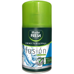 Освежитель воздуха "MASTER FRESH" сменный блок свежесть водопада 250 мл.(12)