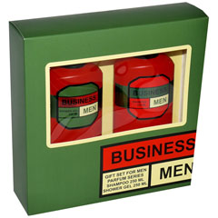 Набор подарочный "BUSINESS MEN" мужской (шампунь 250 мл + гель для душа 250 мл) 1 шт.(12)