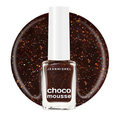 Лак для ногтей "JEANMISHEL" choco mousse тон 474 брауни блестки 1 шт.(24)