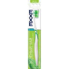 Зубная щетка "EXXE LUXURY" зеленый чай мягкая 1 шт.(48)