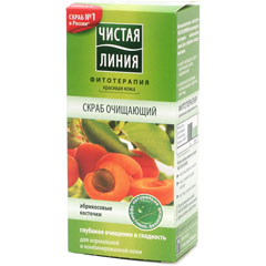 Скраб для лица "ЧИСТАЯ ЛИНИЯ" очищающий 50 мл.(24)