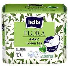 Прокладки "BELLA" Flora зеленый чай 10 шт.(36)