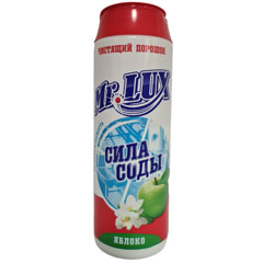 Чистящее средство "МИСТЕР ЛЮКС" яблоко 480 гр.(аналог Пемолюкса)(24)
