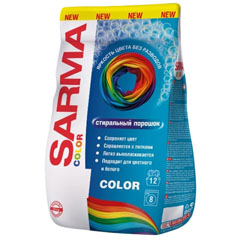 Стиральный порошок "SARMA" колор 800 гр.(16)