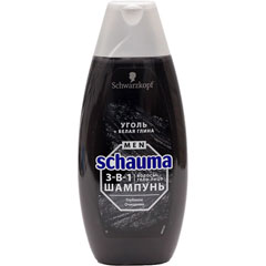 Шампунь "SCHAUMA" для мужчин 3 в 1 глубокое очищение 360 мл.(10)