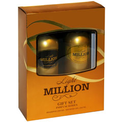 Набор подарочный "LIGHT MILLION" женский (шампунь 250 мл. + гель для душа 250 мл. ) 1 шт.(7)