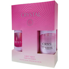 Набор подарочный "CRYSTAL" женский (шампунь 250 мл. + гель для душа 250 мл. ) 1 шт.(7)