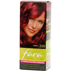 Краска для волос "FARA NATURAL COLORS" 328 гранат 1 шт.(6)