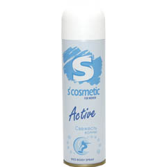 Дезодорант спрей "S`COSMETIC" свежесть волны 145 мл.(24)