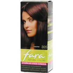 Краска для волос "FARA NATURAL COLORS" 305 каштан 1 шт.(6)