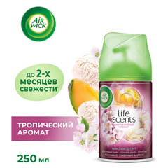 Освежитель воздуха "AIR WICK" сменный блок аэрозоль райский десерт 250 мл.(6)