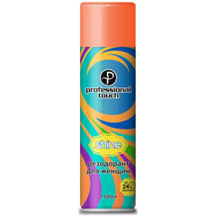 Дезодорант спрей "PROFESSIONAL TOUCH" Shine женский 150 мл.(12)
