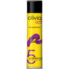 Лак для волос "OLIVIA" Trends крутой локон сверхсильной фиксации 250 мл.(12)