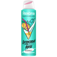 Дезодорант спрей антиперспирант "REXONA" цитрусовый фреш 150 мл.(6)