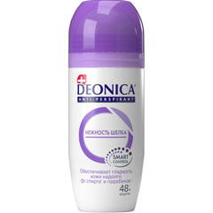 Дезодорант ролик антиперспирант "DEONICA" нежность шелка 50 мл./11-489/(6)