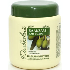Бальзам для волос "BIELITA" оливковый для нормальных волос 450 мл.(18)