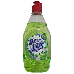 Моющее средство для посуды "МИСТЕР ЛЮКС" яблоко 450 мл.(21)