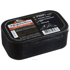 Губка для обуви "ЭФФЕКТОН" мгновенный блеск для кожи черная 1 шт.(96)