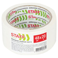 Скотч малярный "STAFF EVERYDAY" креппированный 48мм*20м 1 шт.(36)