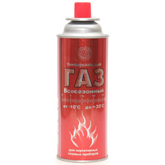 Средство "ГАЗ CONTINENT COMFORT" универсальный для портативных приборов всесезонный 400 мл./520 см3.(12)