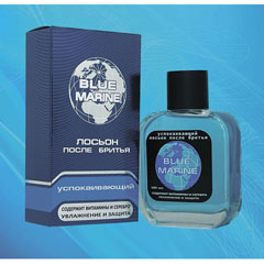 Лосьон после бритья "BLUE MARINE" успокаивающий 100 мл.(24)