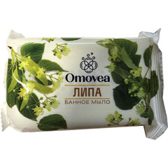 Мыло туалетное "OMOVEA" банное липа 180 гр.(36)