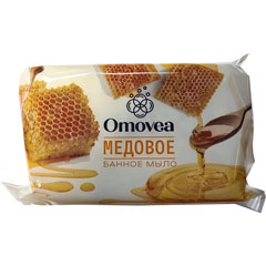 Мыло туалетное "OMOVEA" банное медовое 180 гр.(36)