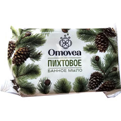Мыло туалетное "OMOVEA" банное пихтовое 180 гр.(36)