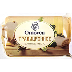 Мыло туалетное "OMOVEA" банное традиционное 180 гр.(36)