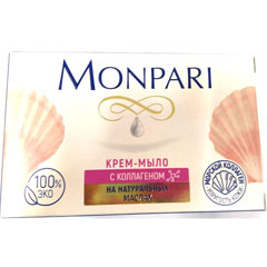 Мыло-крем "MONPARI" с коллагеном 100 гр.(36)