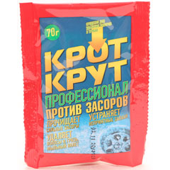 Чистящее средство для труб "КРУТ ПРОФЕССИОНАЛ" 70 гр.(30)