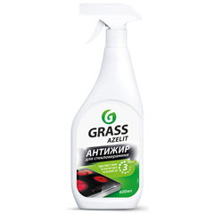 Чистящее средство для кухни "GRASS AZELIT" антижир для стеклокерамики курок 600 мл.(8)