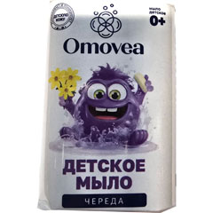 Мыло туалетное "OMOVEA" детское череда 90 гр.(56)