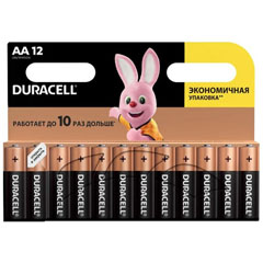Элемент питания "DURACELL ALKALINE" BASIC  АА LR06 1,5 V пальчиковые 12 шт. АКЦИЯ(12)