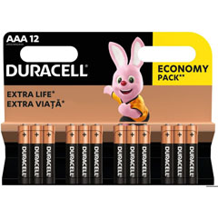 Элемент питания "DURACELL ALKALINE" BASIC  ААA LR03 мизинчиковые 12 шт. АКЦИЯ(10)